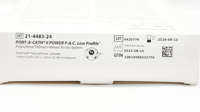 Smiths Medical 21-4483-24 Deltec PolyFlow Polyurethane Cath. 1.9OD x 1.0mmID 6Fr